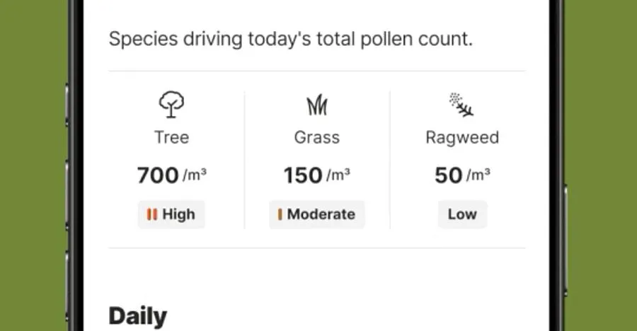 Aplikasi The Weather Channel Kini Ramalkan Hari Buruk Allergi